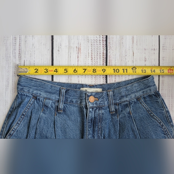 Madewell The Harlow Wide-Leg Jean in Fairson Wash 27 Baggy Straight Jeans NL203 - Picture 6 of 10